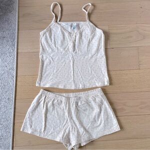 Brandy Melville coquette pajama set